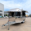 Airstream 304 Stainless Steel Food Truck Mobile Ice Cream Hot Dogs Catering Van Food Trailer for Sale