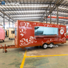  DOT Mobile Ice Cream Restaurant Piazza Trailer Hotdog Cart Food Trailer Food Truck with Full Kitchen