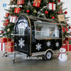 Custom Round Food Truck Ice Cream Cart Mobile Fast Food Trailer for Sale