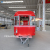 SEAHISUN Red Airstream Style Burger & Fries Food Trailer
