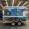 Customized Stainless Steel Durable Stylish Airstream Food Trailer 