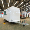  Street Coffee And Ice Cream Aluminum Bar Station Mobile Food Trailer for Sale