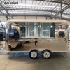 Premium Customizable Mirror Stainless Steel Airstream Food Trailer SMA-5000 