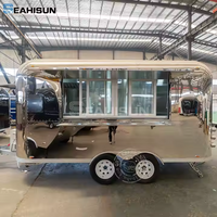 Premium Customizable Mirror Stainless Steel Airstream Food Trailer SMA-5000 