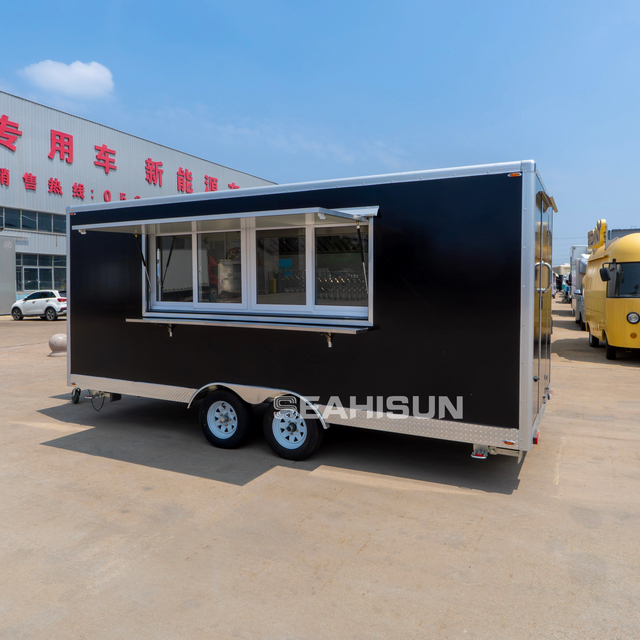 Customized Product Solutions Mobile Restaurant Catering Ice Cream Bbq Catering Concession Fast Food Trailer Manufacturer 