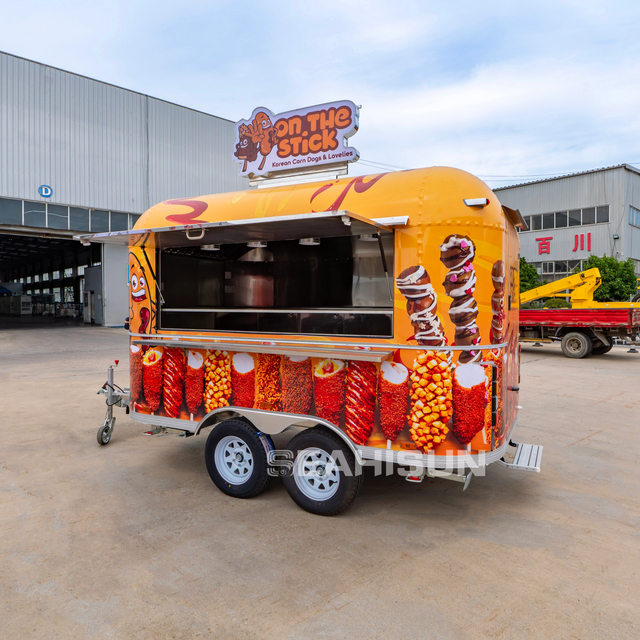 Stainless Steel Charcuterie Cart Coffee Station Food Trucks Ice Cream Buy a Food Trailer With Hamburger Pizza