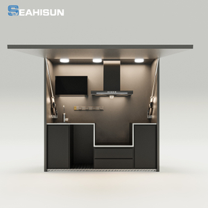 BBQ Island Grill Drawers Sink Equipment BBQ Grill Outdoor Kitchen Modular