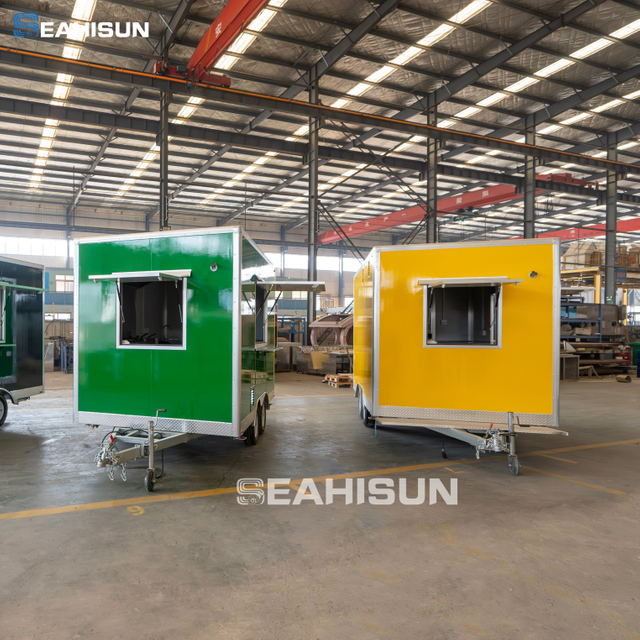 Custom Square Food Trailer | NSF Certified Mobile Kitchen for Sale