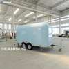 SEAHISUN Light Blue Aluminum Spray Airstream Style Food Trailer