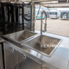 Airstream 304 Stainless Steel Food Truck Mobile Ice Cream Hot Dogs Catering Van Food Trailer for Sale