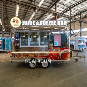 Inquire about 2025 Top Quality Pizza Food Cart Hot Dog Street Mobile Food Trucks DOT CE Certification Commercial Food Trailer