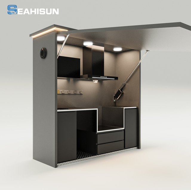 BBQ Island Grill Drawers Sink Equipment BBQ Grill Outdoor Kitchen Modular