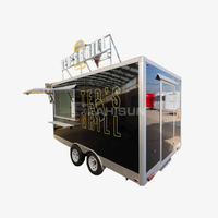 Black Square Food Trailer-4m