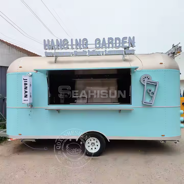 Customized Red Airstream Hot Dog Food Trailer SMA-5000