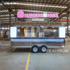 Stainless Steel & Campers Camping Truck Salon Ice Cream Car Mobile Business Cafe Truck Food Truck Windproof Mobile Food Trailer