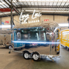 Customizable Ice Cream Hotdog Pizza Mobile Kitchen Usa Food Truck Trailer 