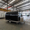 Black Round Food Trailer-3m