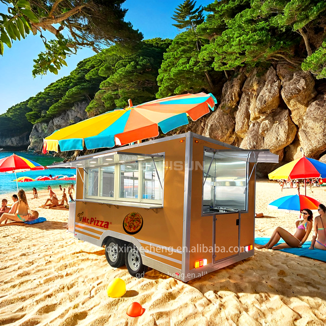 CE Certified Food Carts And Trailers for Sale: Coffee, Hot Dogs, Ice Cream in USA, Europe, Australia