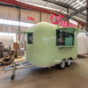 Customizable New Model Mobile Store Ice Cream Food Van Truck Trailer for Coffee Ice Cream And Hamburgers Sale