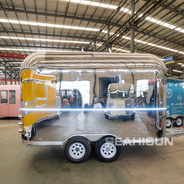 Customizable Ice Cream Hotdog Pizza Mobile Kitchen Usa Food Truck Trailer 