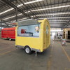 High quality unique Round Food Trailer with non-slip flooring