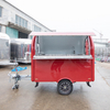 Red Round Food Trailer-2.5m