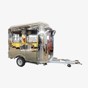 Stainless Steel Airstream Food Trailer-3m