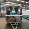 Customized Stainless Steel Durable Stylish Airstream Food Trailer 