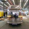 Stylish Mirror Stainless Steel Airstream Food Trailer with Full Kitchen SMAA-4000