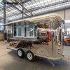 Premium Customizable Mirror Stainless Steel Airstream Food Trailer SMA-5000 