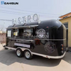 Colorful Small Vintage Galvanized Sheet Airstream Food Trailer SMA-3000