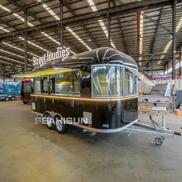 Hot Selling Mobile Compact Kitchen Unit All in One Solution Mobile Food Cart Trailer Truck for Small Food Business