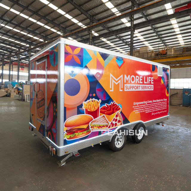 Custom Restaurant Equipment Mobile Catering Camper Travel Food Truck Concession Ice Cream Cart Small Pizza Food Trailer Price