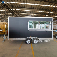  Mobile Fast Food Truck Street Coffee Mobile Food Van Concession Food Trailer with DOT