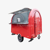 Red Round Food Trailer-2.5m