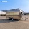  Bbq Chicken Fried Chips Hamburger Style Tacos Truck Restaurant Stainless steel Food Trailer