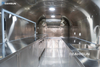 SEAHISUN Light Blue Aluminum Spray Airstream Style Food Trailer