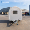 Seahisun Custom Vintage Style Mobile Food Trailer Cart Ice Cream Deep Fried Snacks Built-In Power Rust Resistant Mobile Catering