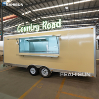 Custom Size Equipment Mobile Kitchen Restaurant Food Cart Fast Food Tacos Truck Food Trailer With Kitchen Equipment