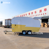 Customized Multifunctional Stainless Steel Rust Resistant Fast Food Truck Coffee Kitchen Concessions Mobile Food Trailer