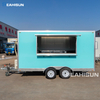 Multifunctional Commercial Catering Food Trailer with LED for Snack Food Mobile Kitchen Outdoor Use Easy Operation