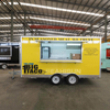 Kaffee Van Restaurant Ice Food Cart Restaurant Food Truck Kitchen Lebensmittelanhänger zum Verkauf Europa 