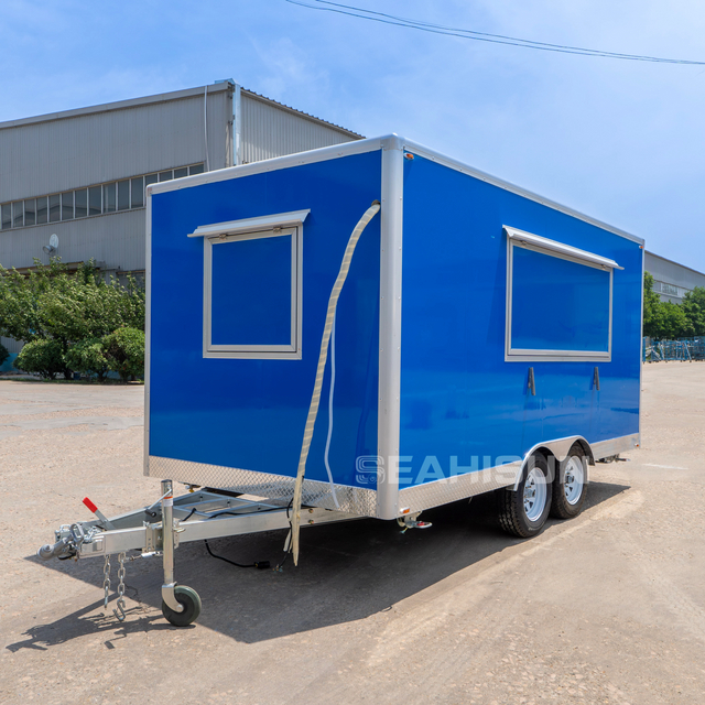 Customized Fully Equipped Concession Ice Cream Cart Small Food Travel Food Trailer