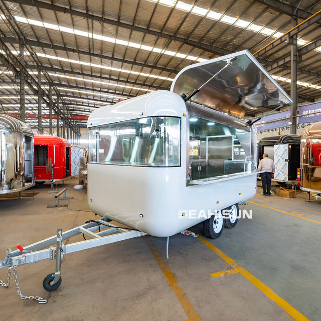 Popular Unique Design 16FT Mobile Fast Food Truck with Equipment