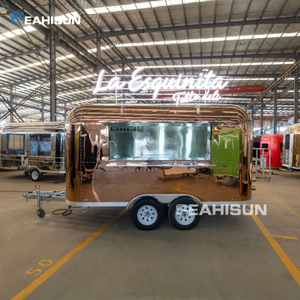 Customized Airstream Miniature Food Truck Trailer for Coffee, Pizza, Hot Dogs, and Ice Cream