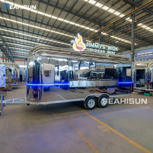 Outdoor Mobile Food Car Mobile Coffee Equipped Burger Commercial Coffee Street Hot Dog Food Cart Pizza Oven Foodtruck Food Trailer