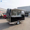 New Popular Fully Equipped Europe Customized Coffee Vending Cart Food Trailer Food Truck With Water Sink for Sale 