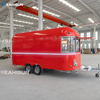 SEAHISUN Red Airstream Style Burger & Fries Food Trailer