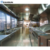 Customized Stainless Steel Durable Stylish Airstream Food Trailer 