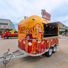 Stainless Steel Charcuterie Cart Coffee Station Food Trucks Ice Cream Buy a Food Trailer With Hamburger Pizza